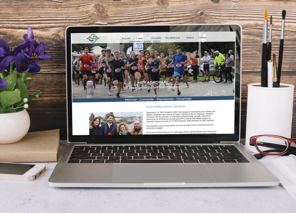 Cr&eacute;ation du site internet HEY AGROPARC
