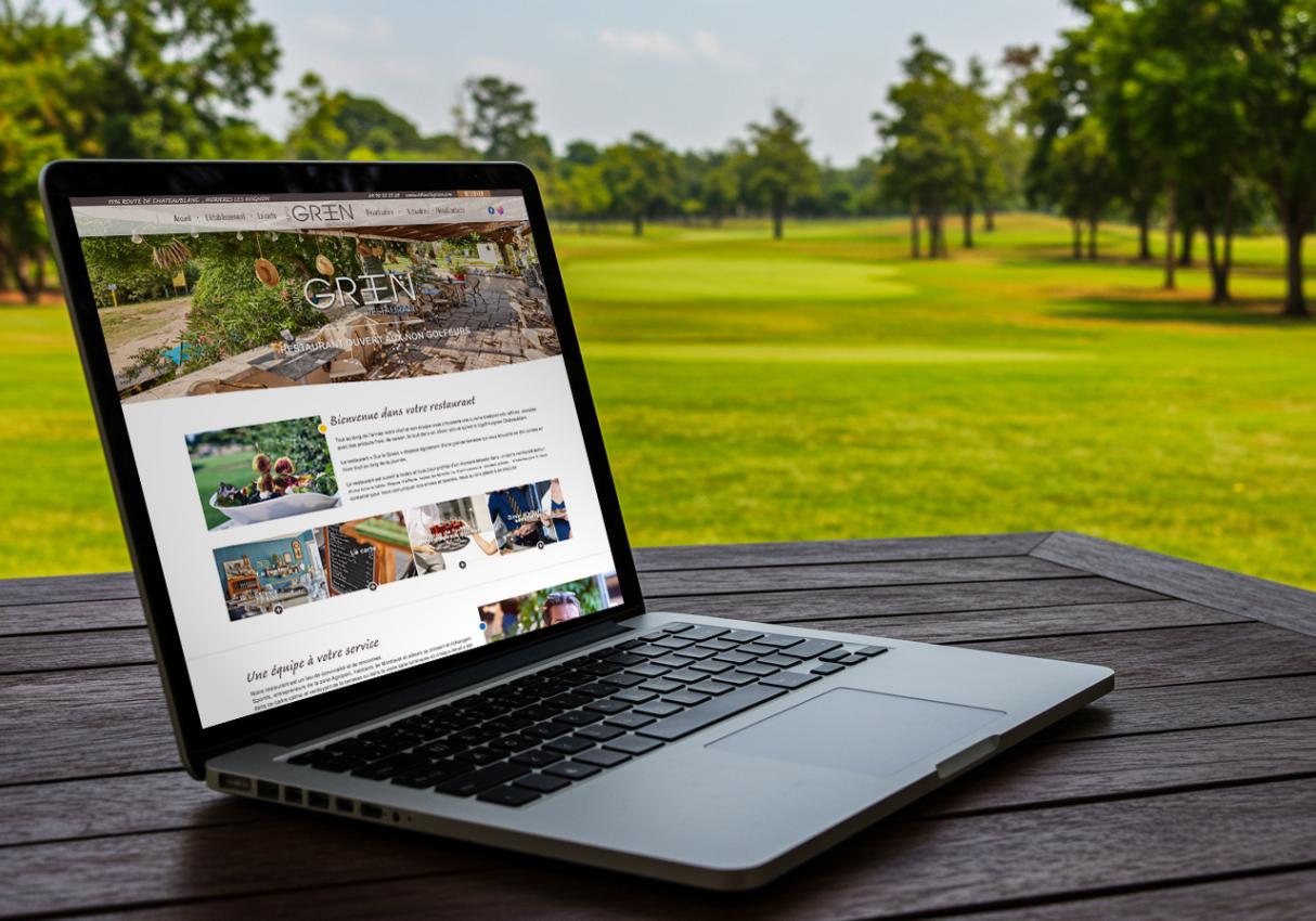 Cr&eacute;ation du site internet Sur le Green
