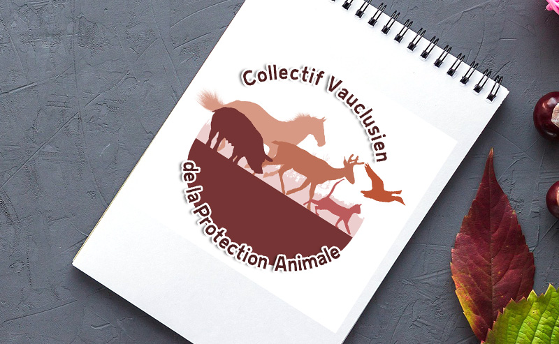Création logo pour le Collectif Vauclusien de la Protection Animale